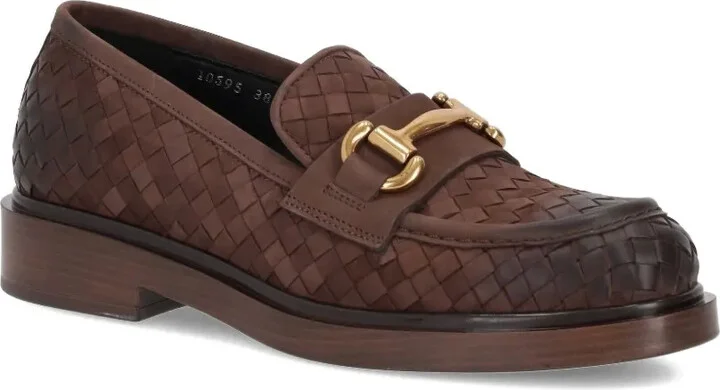 Woven-Leather Loafers - Image 2