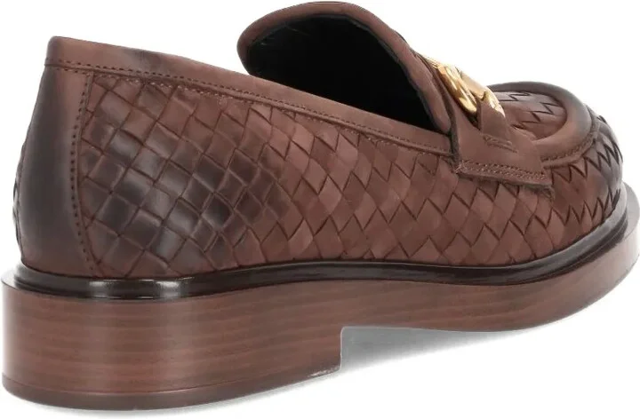 Woven-Leather Loafers - Image 3
