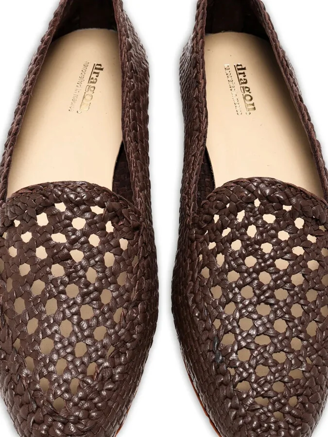 Woven Leather Loafers - Image 2