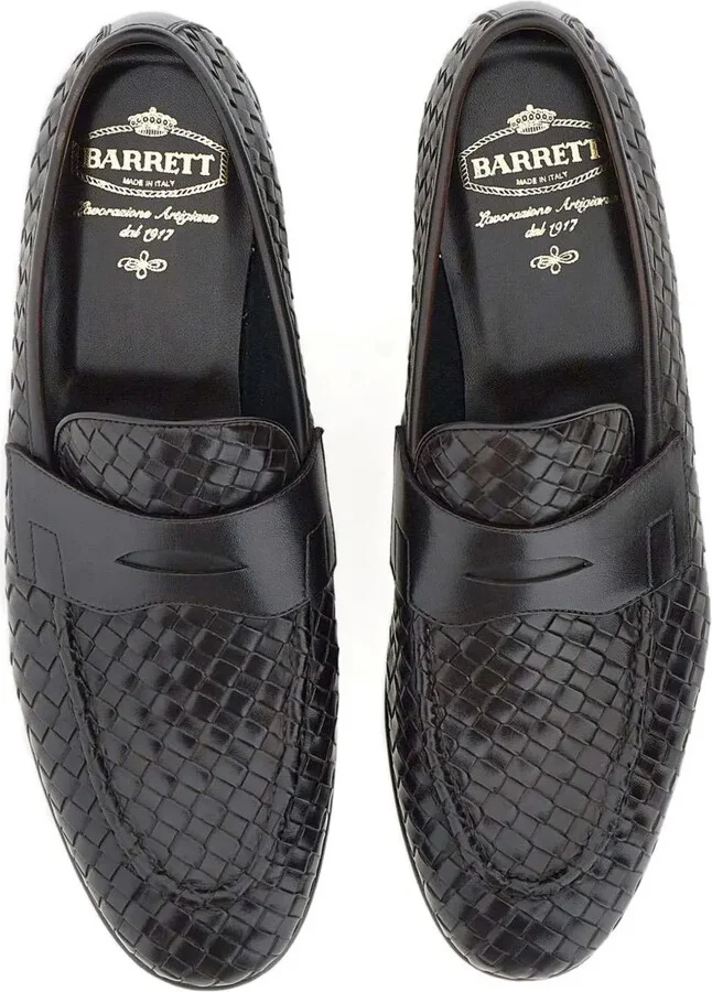 Woven Leather Loafers - Image 4
