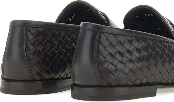 Woven Leather Loafers - Image 5