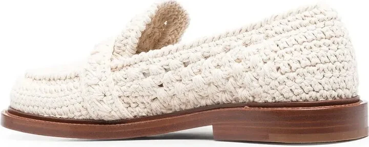 Woven Leather Loafers - Image 3