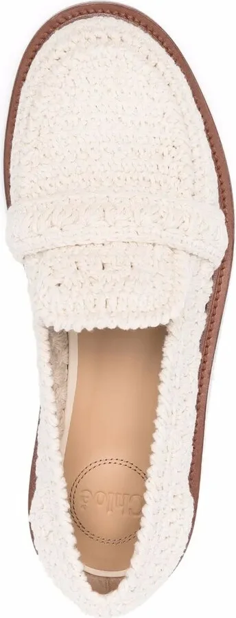 Woven Leather Loafers - Image 4