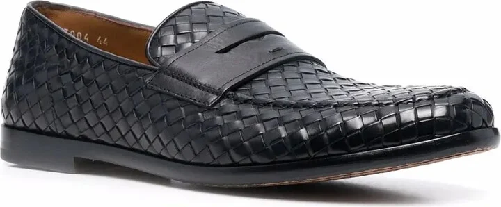Woven Leather Loafers - Image 2