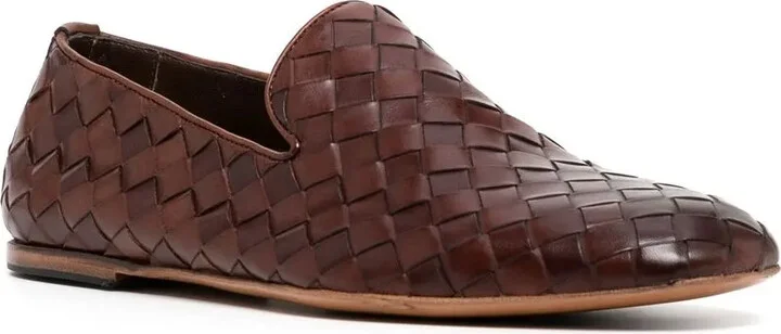 Woven-Leather Loafers - Image 2