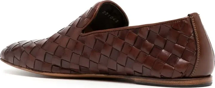 Woven-Leather Loafers - Image 3