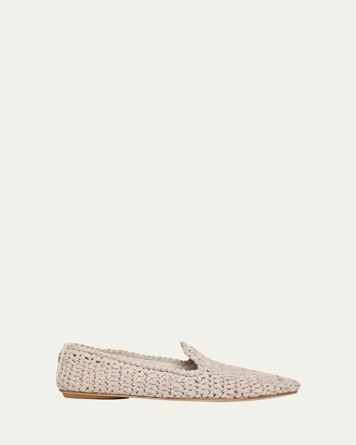 Woven Leather Loafers
