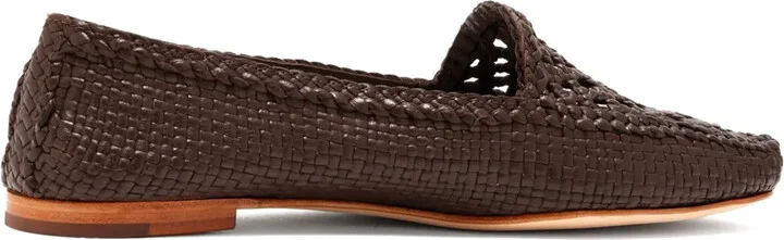 Woven Leather Loafers