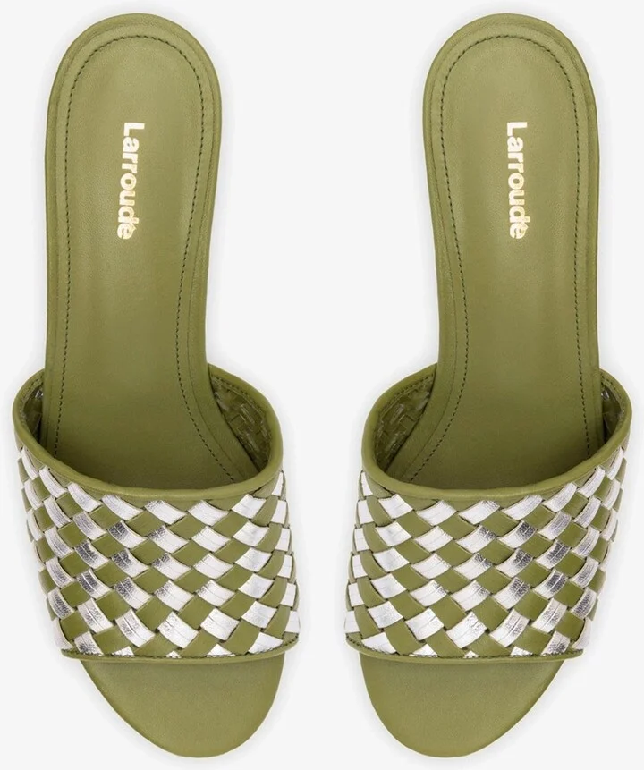 Woven Leather Miso Platform Sandal - Image 3