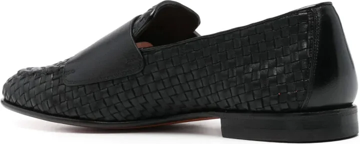 Woven-Leather Monk Shoes - Image 3