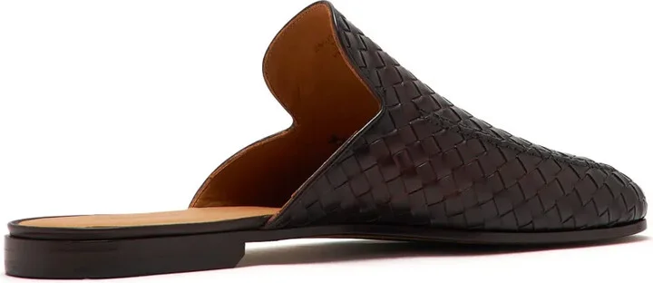 Woven Leather Mules - Image 3