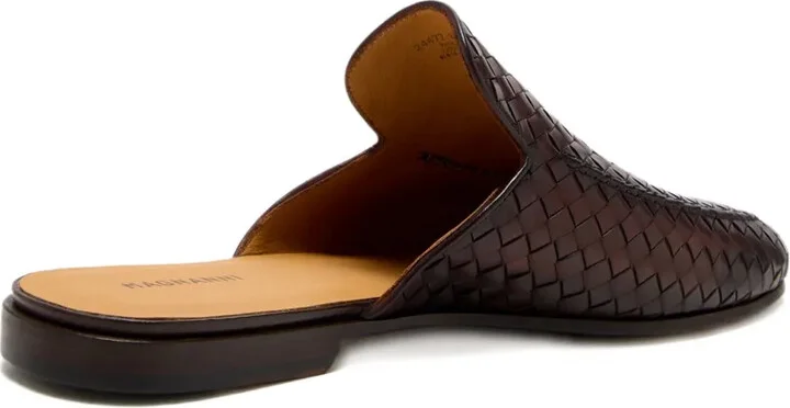 Woven Leather Mules - Image 4