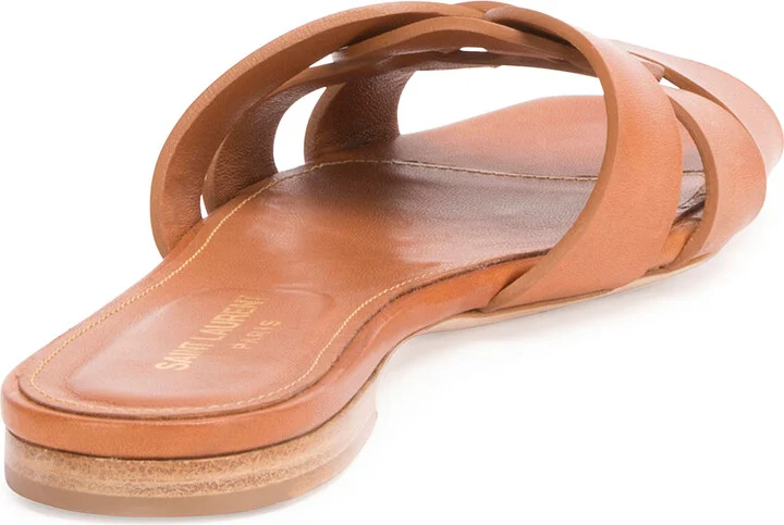 Woven Leather Sandal Slide - Image 5