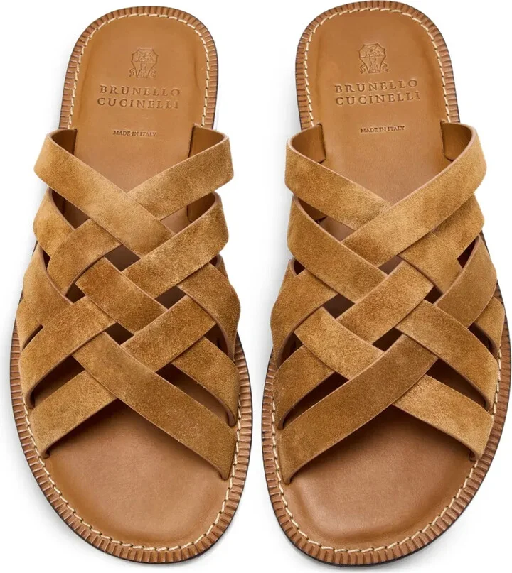 Woven Leather Sandals - Image 2