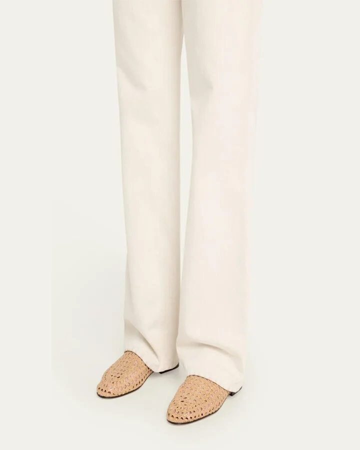 Woven Leather Slip-On Loafers - Image 2