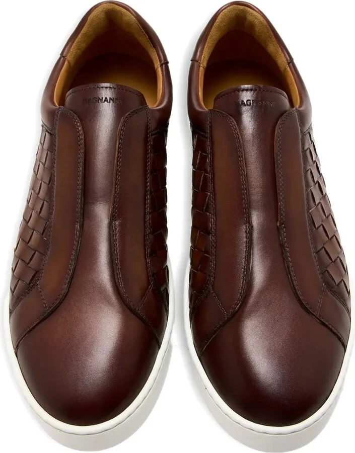 Woven Leather Slip-On Sneakers - Image 2