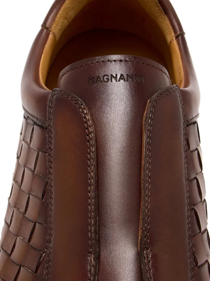 Woven Leather Slip-On Sneakers - Image 3