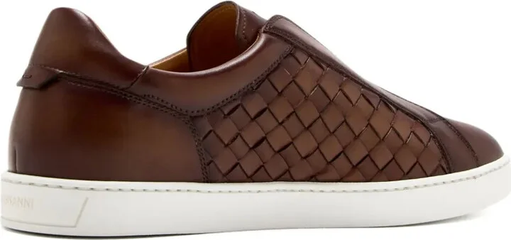 Woven Leather Slip-On Sneakers - Image 4
