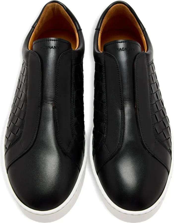 Woven Leather Slip-On Sneakers - Image 2