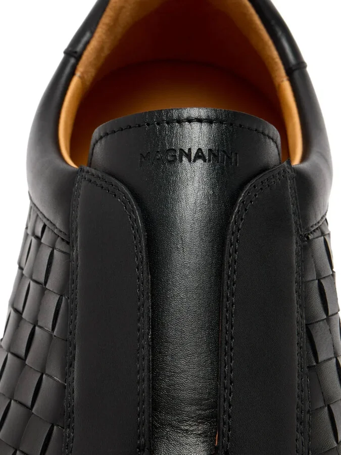 Woven Leather Slip-On Sneakers - Image 3