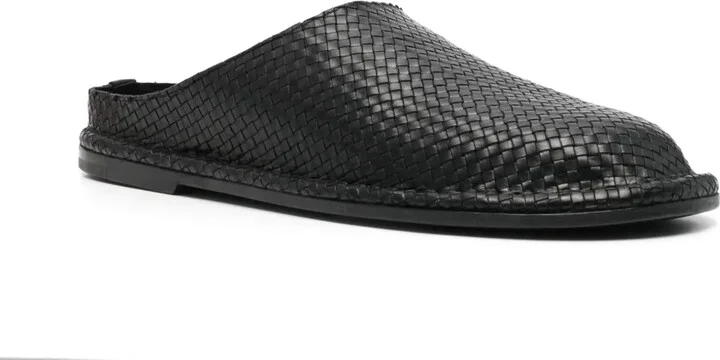 Woven-Leather Slippers - Image 2