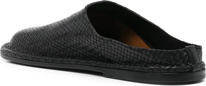 Woven-Leather Slippers - Image 3