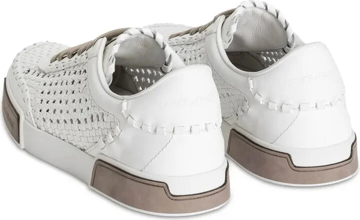 Woven Leather Sneakers - Image 3