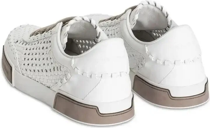 Woven Leather Sneakers - Image 3