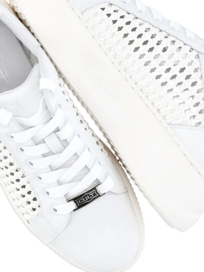 Woven Leather Sneakers - Image 3