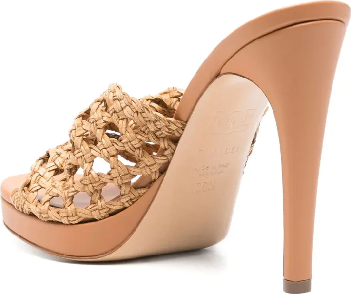 Woven Leather-Strap Sandals - Image 3