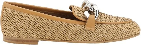 Woven leather Women's Loafers