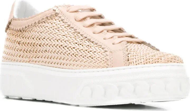 Woven Low-Top Sneakers - Image 2