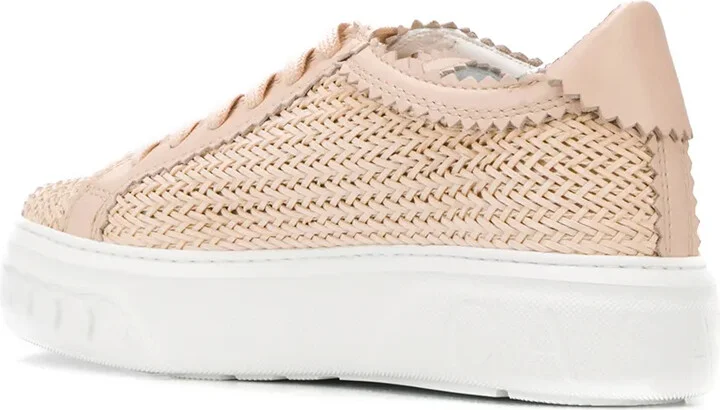 Woven Low-Top Sneakers - Image 3