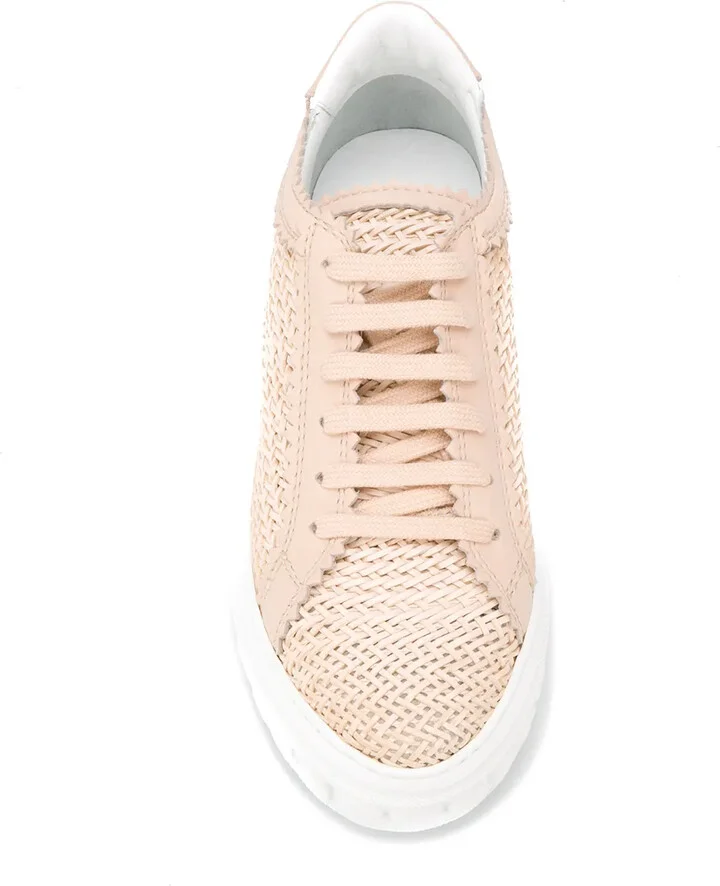 Woven Low-Top Sneakers - Image 4