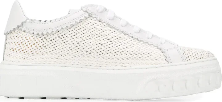 Woven Low-Top Sneakers