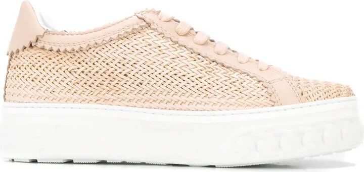 Woven Low-Top Sneakers