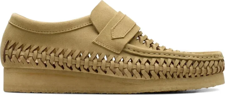 woven "Maple Suede" loafers