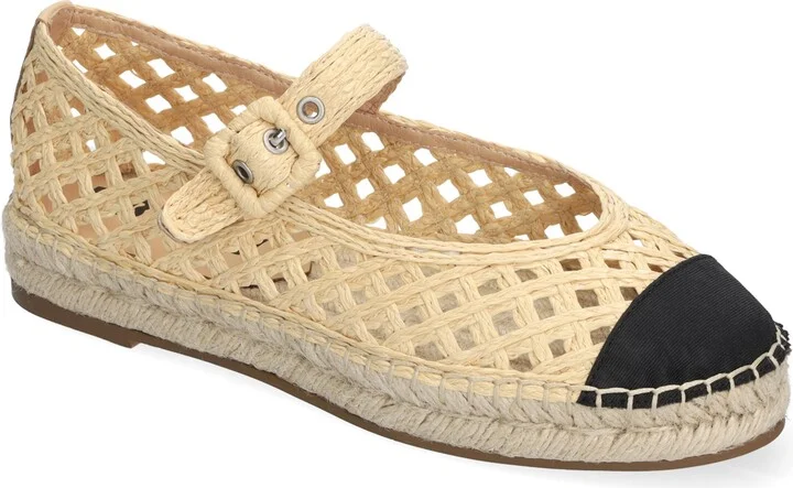 Woven Mary Jane Flat