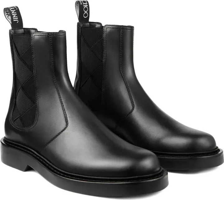 Woven-Panel Chelsea Boots - Image 2