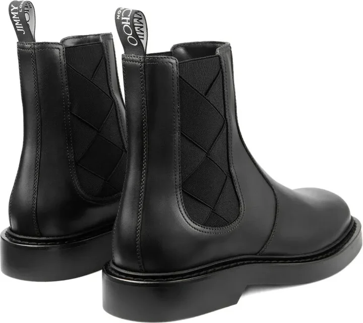 Woven-Panel Chelsea Boots - Image 3