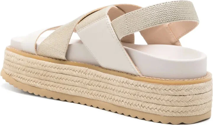Woven Platform Sandals - Image 3