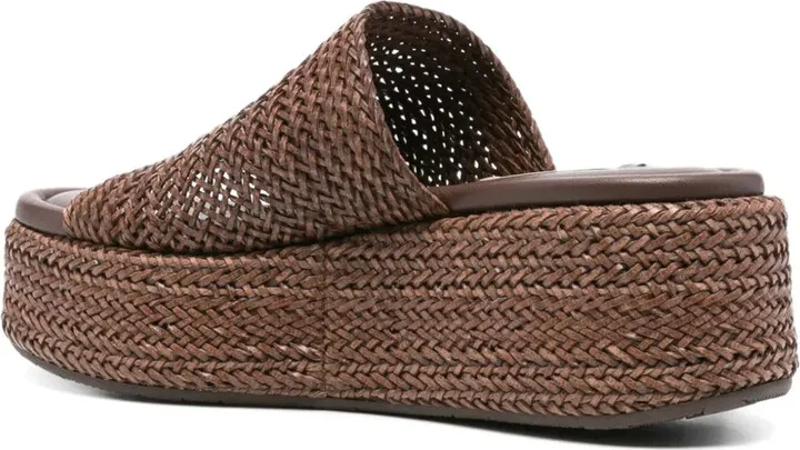 Woven Platform Sandals - Image 3