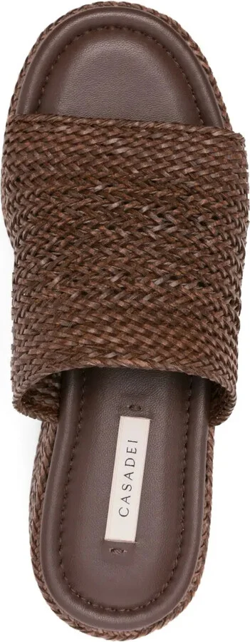 Woven Platform Sandals - Image 4