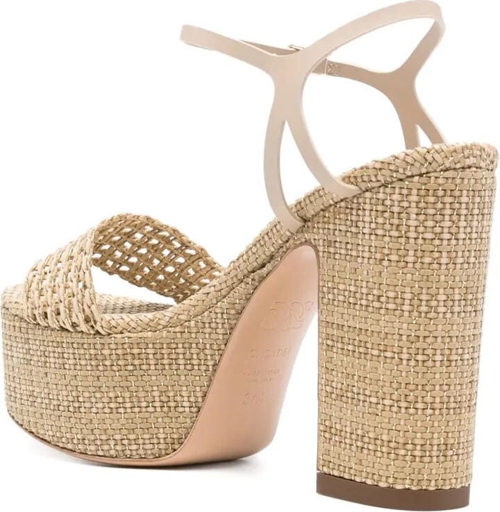Woven Platform Sandals - Image 3