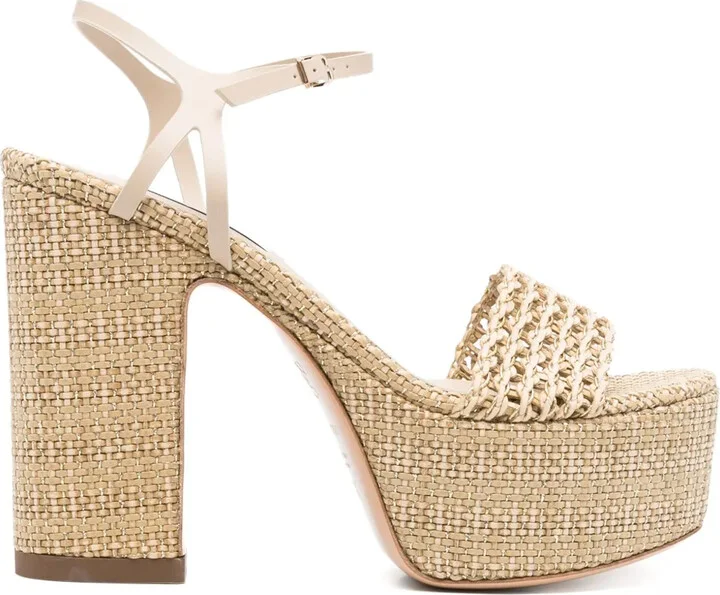 Woven Platform Sandals