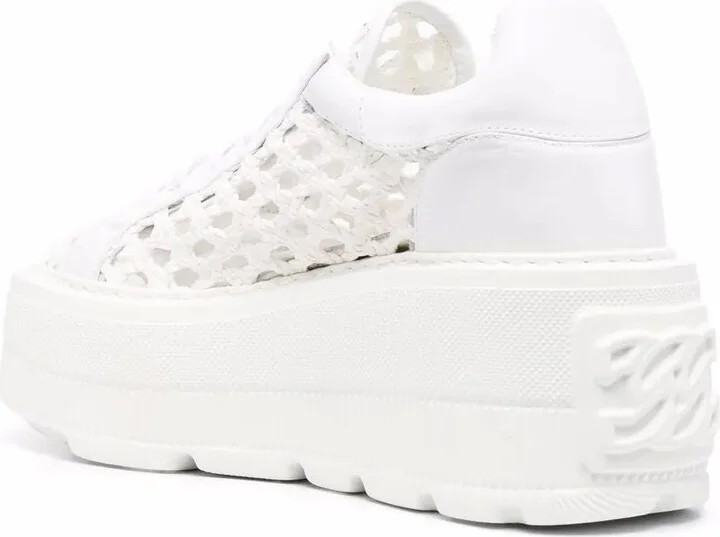 Woven Platform Sneakers - Image 3