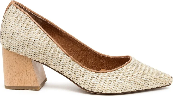 Woven Pointed Toe Pump - Image 2