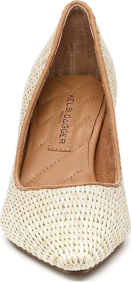 Woven Pointed Toe Pump - Image 3