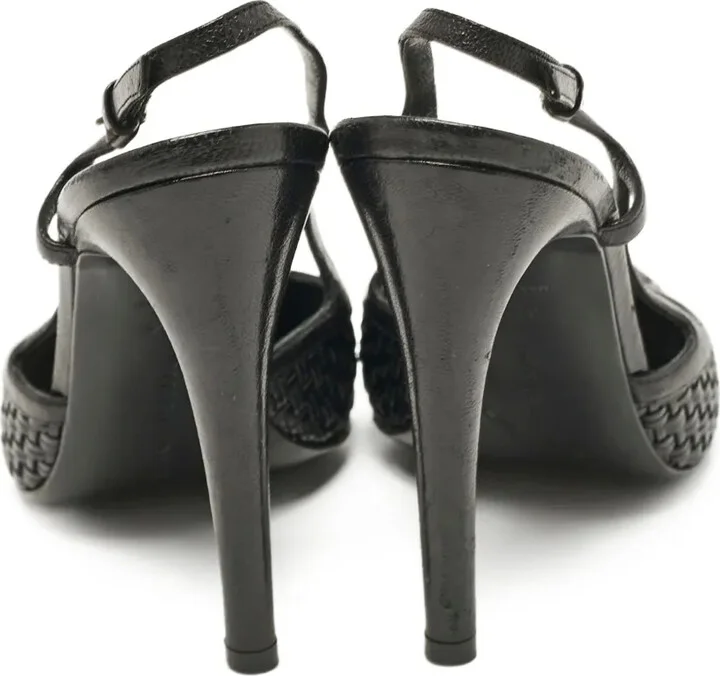 Woven Pointed-Toe Slingbacks - Image 3