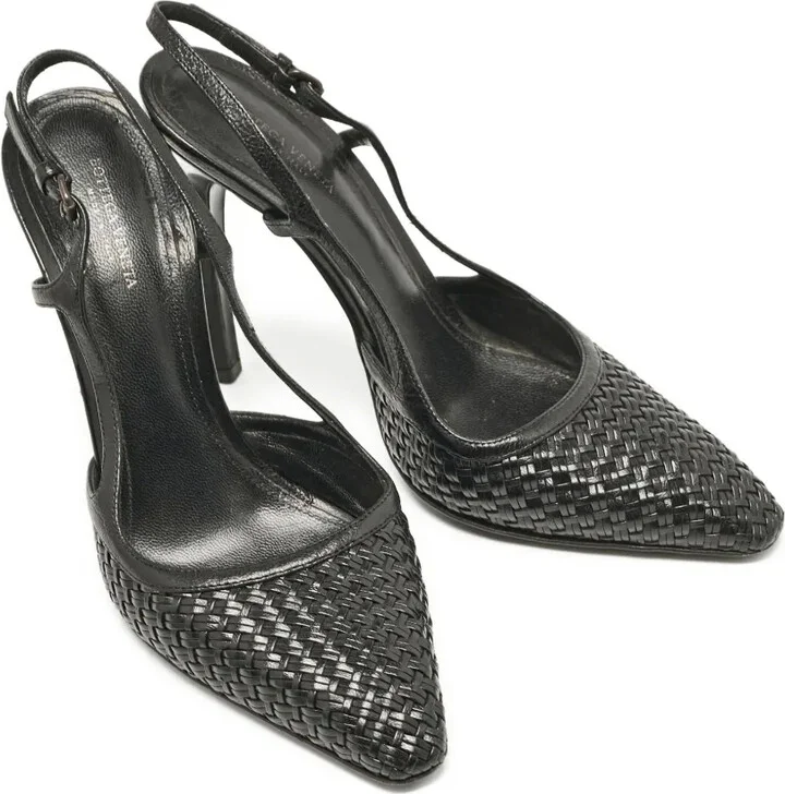 Woven Pointed-Toe Slingbacks - Image 5